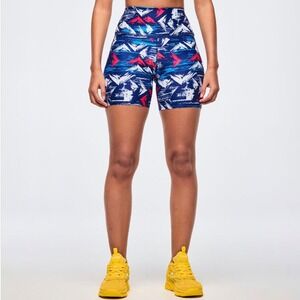 NWOT ZUMBA Apres Zumba High Waisted Biker Shorts Size Medium